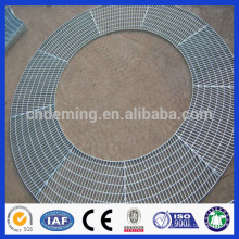 DM Bigger Round Holes Customized Hot Dip Galvanized Steel Grating Galvanized Plain Steel Bar Grating